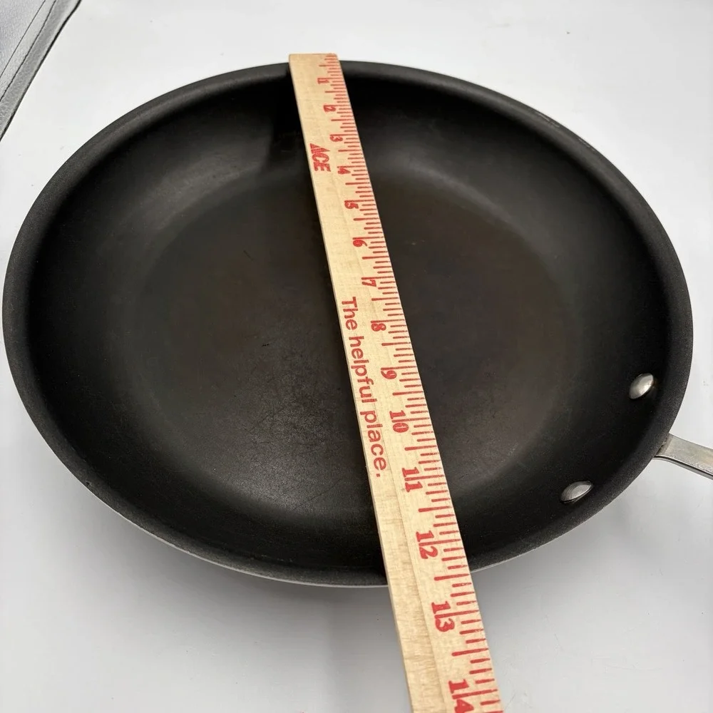 All Clad 12 Inch Fry Pan Master Chef Stainless‎ Skillet Metalcrafters Non stick